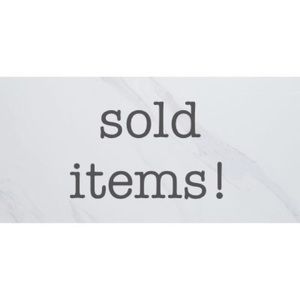 sold items!